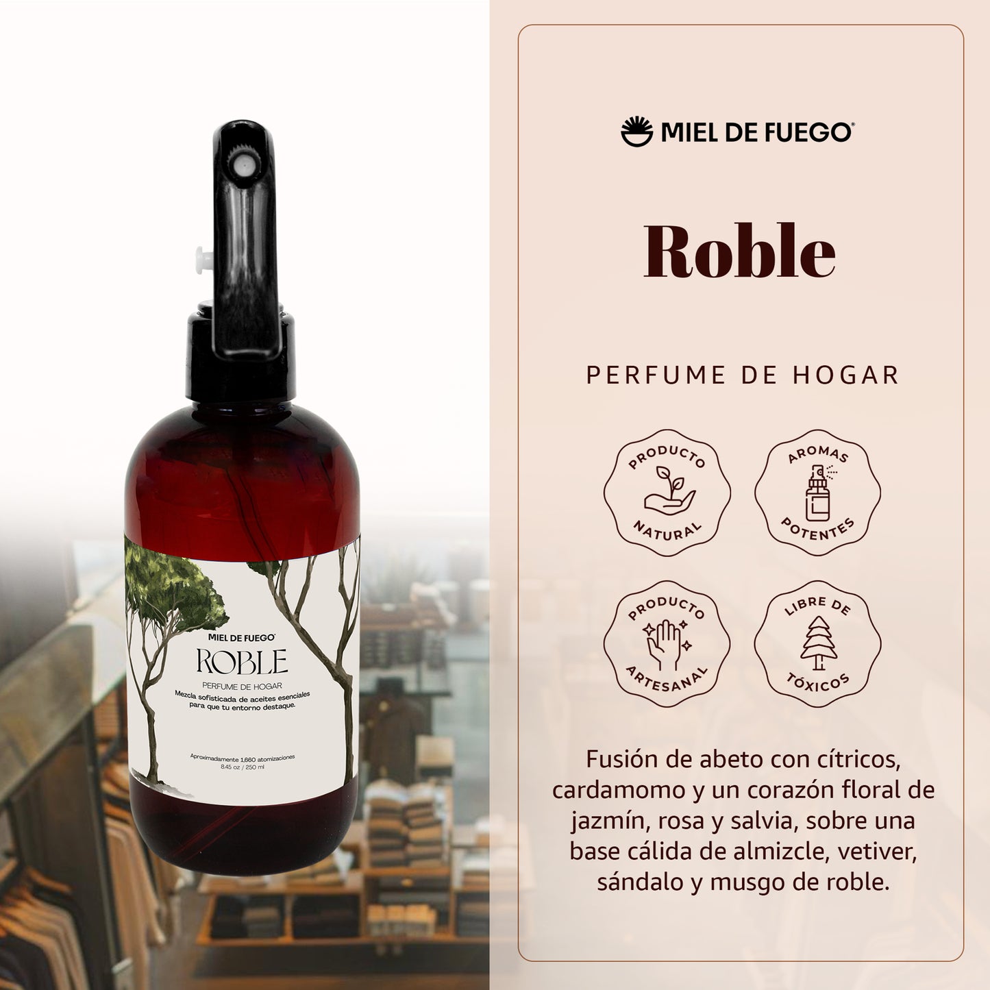 Roble (Inspirado en: Fierce®, Abercrombie & Fitch)